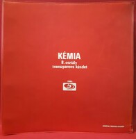 Kémia tanári iskolai oktató írásvetítő transzparens  szemléltető eszköz