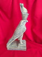 Egyptian stone statue, bird mythological figure