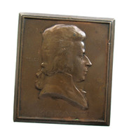 Telcs ede: mozart /1923/ plaque