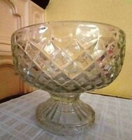 Old cast glass centerpiece for sale