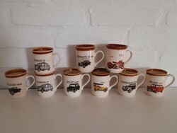 Car mugs, made in England