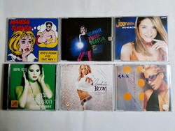 6 old, original music CDs, 2 in one