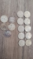 15 pieces of silver HUF 200 vintages 92-93.