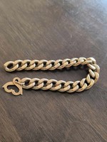 18 Carat gold bracelet 21 gr, 19.5 cm long, 1.2 cm wide
