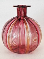 Pink Murano glass vase