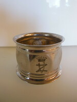 SZALVÉTAGYŰRŰ -  EZÜSTÖZÖTT - Z.V MONOGRAMM - 5 x 3,5 cm  - NÉMET - HIBÁTLAN