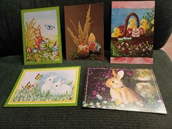Húsvéti képeslapok 5 db