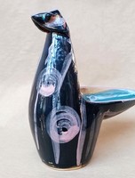 Hand-painted ceramic bird for Uncle Gorka Geza