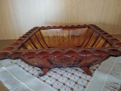 Art deco amber tray, table in the middle