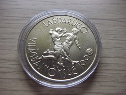100 HUF commemorative coin 1988 World Cup 1990 in closed capsule