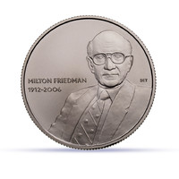 2000 HUF milton friedman 2022 non-ferrous metal commemorative medal in closed unopened capsule