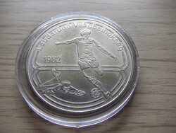 100 HUF commemorative coin of the 1982 World Cup in a sealed capsule
