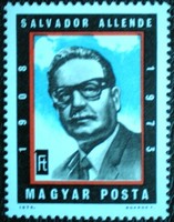 S2949 / 1974 Salvador Allende bélyeg postatiszta