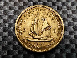 Kelet Karibi Államok 5 cent, 1964