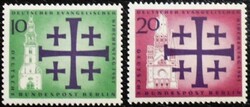 BB215-6 /  Németország - Berlin 1961 Evangélikus zsinat bélyegsor postatiszta