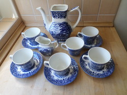 Grindley angol porcelán teás-kávés hiányos készlet