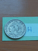 Mexico mexico 50 centavos 1968 copper-nickel #h