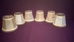 6 darabos retro lámpaernyő csomag - fellelt állapotban