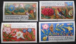 Bb744-7 / Germany - berlin 1985 welfare : miniatures stamp series postal clearance