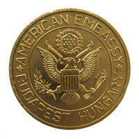 American Embassy Budapest plaque