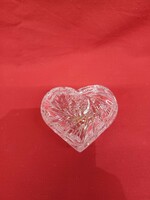 Polonia crystal bonbonier, heart-shaped