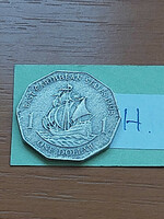 Eastern Caribbean States $1 1995 Copper-Nickel, ii. Queen Elizabeth #h