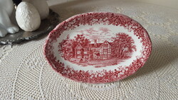 Beautiful Merrie England English faience, small oval serving bowl