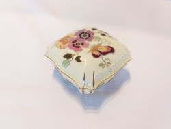 Zsolnay hand-painted butterfly jewelry holder (no.: 24/257.)