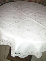 Beautiful damask tablecloth