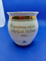 Porcelán emlék csésze 1904