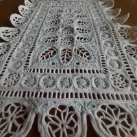 A very special antique lace tablecloth