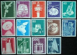 BB494-507 / Németország - Berlin 1975 Ipar és Technika I. bélyegsor postatiszta