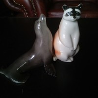 Lomonosov red panda + seal figure!