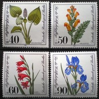 BB650-3 / Németország - Berlin 1981 Népjólét : Veszélyeztetett Növények bélyegsor postatiszta