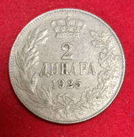 1925. Kingdom of Yugoslavia i. Alexander 1 dinar (1050)
