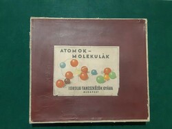 Atomok-molekulák tanári iskolai oktató molekula modell készlet szemléltető eszköz