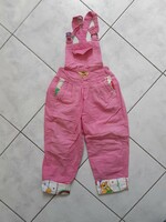 Kantáros vászonnadrág - kislány ruha