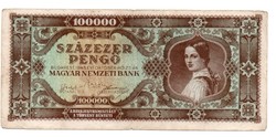 100,000 Pengő 1945