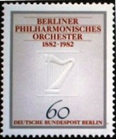 BB666 / Németország - Berlin 1982 Berlini Filharmonikus Zenekar bélyeg postatiszta