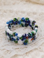 Millefiori glass bracelet