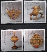 BB818-21 / Németország - Berlin 1988 Népjólét : Arany-és ezüstművesség bélyegsor postatiszta