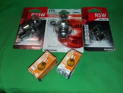 Car bulb set in unopened factory osram tungsram in one picture