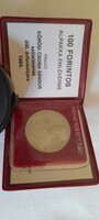 HUF 100 alpaca commemorative coin Sándor Körösi csoma mnb 1984