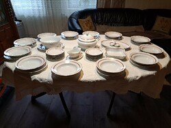 Zsolnay dinner set for 12 people