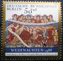 BB829 / Németország - Berlin 1988 Karácsony bélyeg postatiszta