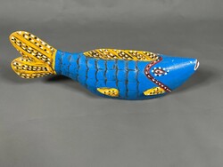 African tribal wooden puppet - bozo fish