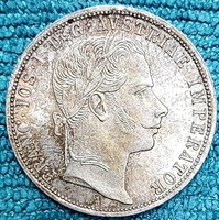 József Ferencz silver 1 florin in 1861