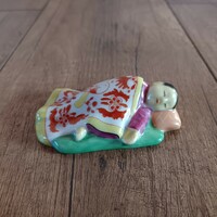 Antik Herendi alvó kínai figura