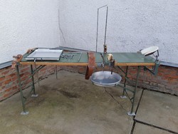 Field military hospital operating table