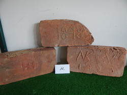 Year-numbered and stamped Hortobágy brick. No. 11